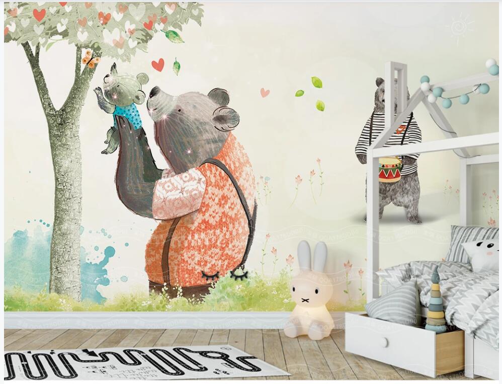 3d wallpaper custom photo Hand drawn cute little bear big tree children's room home decor 3d wall murals wallpaper for walls 3 d in rolls, Non-woven wallpaper
3d wallpaper custom photo Hand drawn cute little bear big tree children's room home decor 3d wall murals wallpaper for walls 3 d in rolls, Non-woven wallpaper