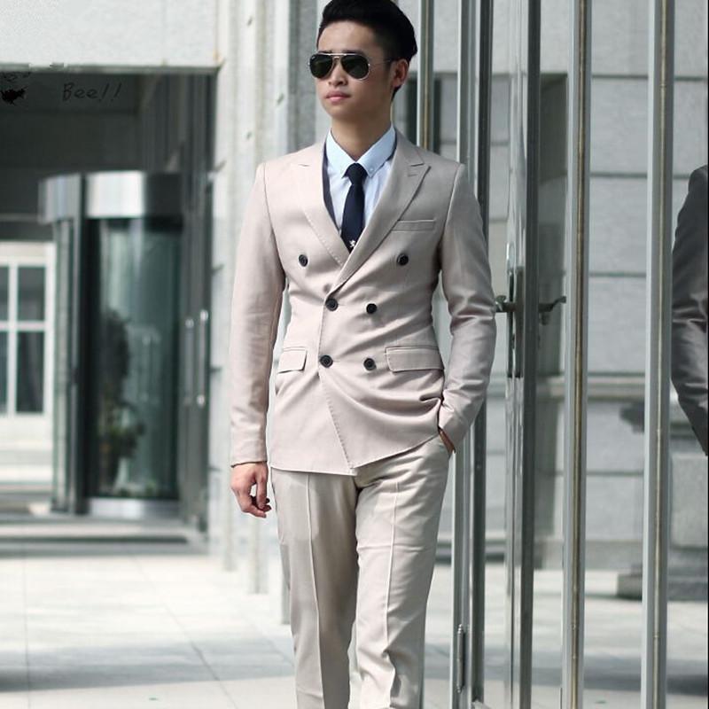 NoEnName_Null New man slim bussiness suits double-breasted bridegroom men suits wedding party 2021 jacket+pants Mens Suit jacket, Beige
NoEnName_Null New man slim bussiness suits double-breasted bridegroom men suits wedding party 2021 jacket+pants Mens Suit jacket, Beige