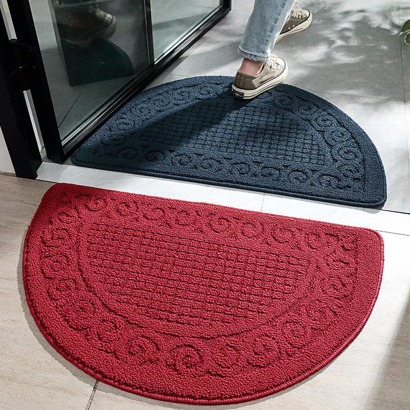 Retro Semicircular Sand Scraping Dust Door Entrance Mat Hallway Bath Non-slip Rug Dust Removal Carpet Wire Loop Footpad Doormat, Red
Retro Semicircular Sand Scraping Dust Door Entrance Mat Hallway Bath Non-slip Rug Dust Removal Carpet Wire Loop Footpad Doormat, Red