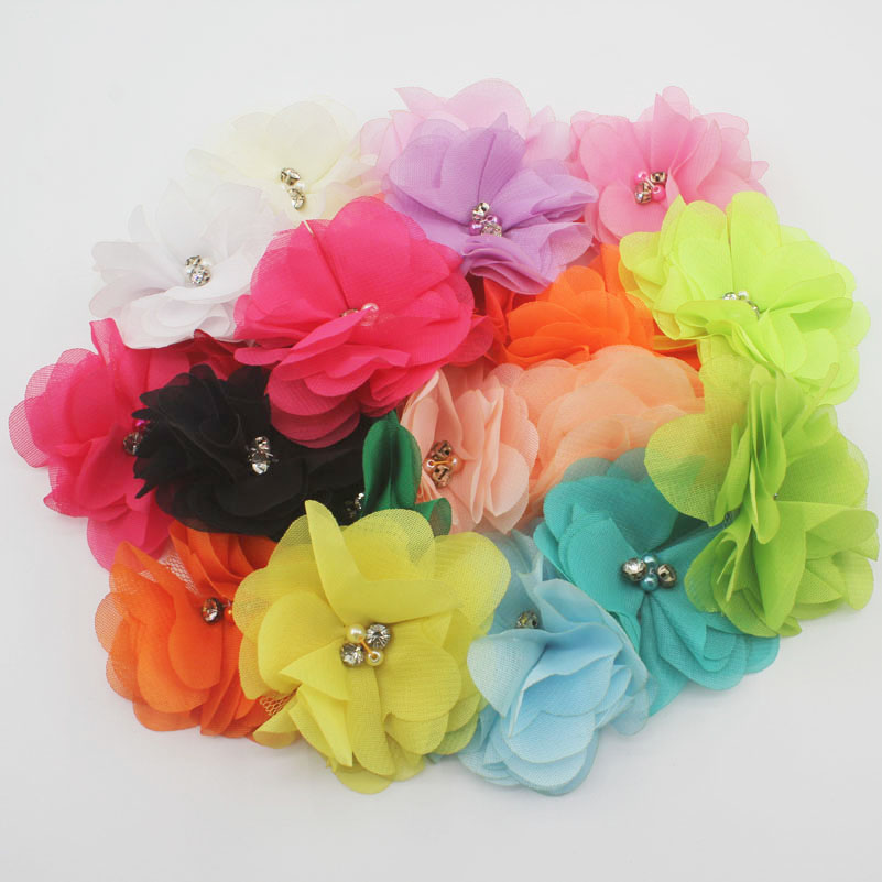 50pcs 2.5" 9 petals chiffon flower for girls hair accessories,fabric flower for baby headbands,diy craft flower supplies, Multi-color
50pcs 2.5" 9 petals chiffon flower for girls hair accessories,fabric flower for baby headbands,diy craft flower supplies, Multi-color