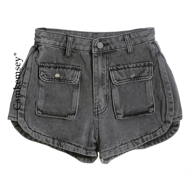 CamKemsey Women Denim Shorts 2021 Korean Solid Fashion Big Pockets Summer Casual High Waist Wide Leg Denim Shorts, Black
CamKemsey Women Denim Shorts 2021 Korean Solid Fashion Big Pockets Summer Casual High Waist Wide Leg Denim Shorts, Black