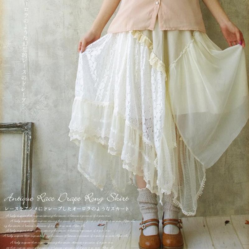 Mori Girl Pleated Sweet Skirts Women Embroidered Lace Floral Patchwork Hollow Out Irregular Asymmetrical Mid-Calf Skirts A045, Pic color
Mori Girl Pleated Sweet Skirts Women Embroidered Lace Floral Patchwork Hollow Out Irregular Asymmetrical Mid-Calf Skirts A045, Pic color