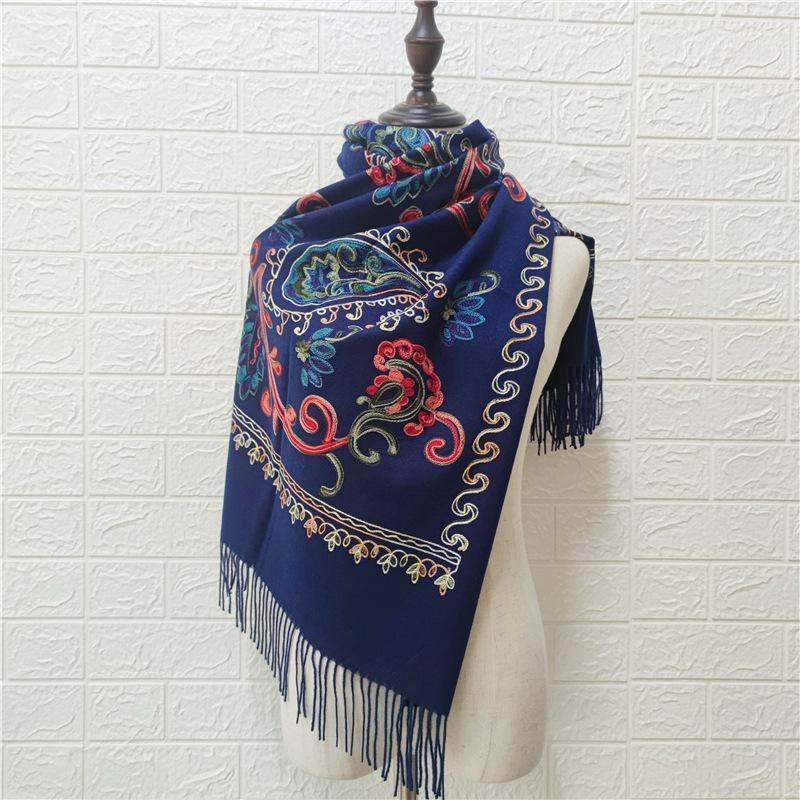Poncho Cape Fashion Embroidered Scarf Artificial Cashmere Shawl Autumn And Winter Thick All-match Blanket Travel New Arrival1
Poncho Cape Fashion Embroidered Scarf Artificial Cashmere Shawl Autumn And Winter Thick All-match Blanket Travel New Arrival1