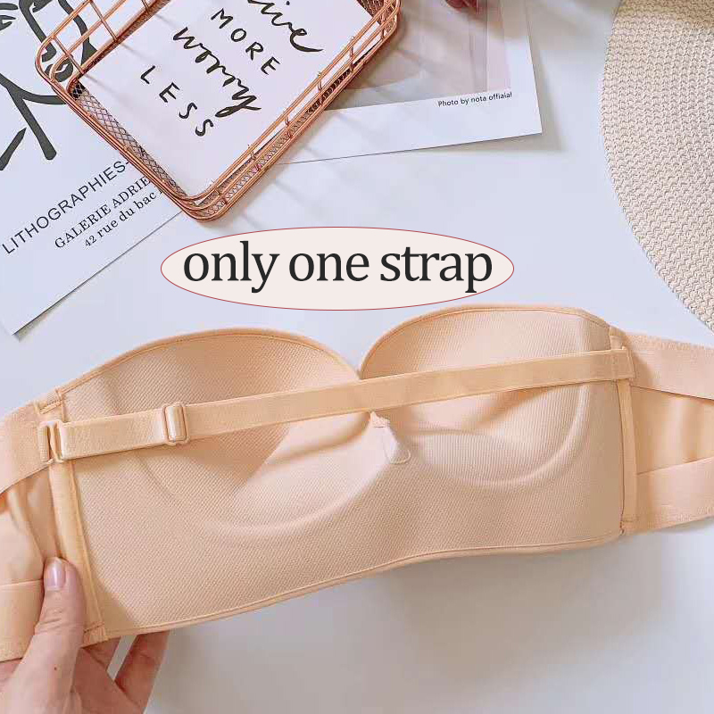 Sexy Push Up Strapless Bra Women Lingerie Backless Invisible Brassiere Seamless 1/2 Cup Bralette Underwear for Wedding Dress #F 201202