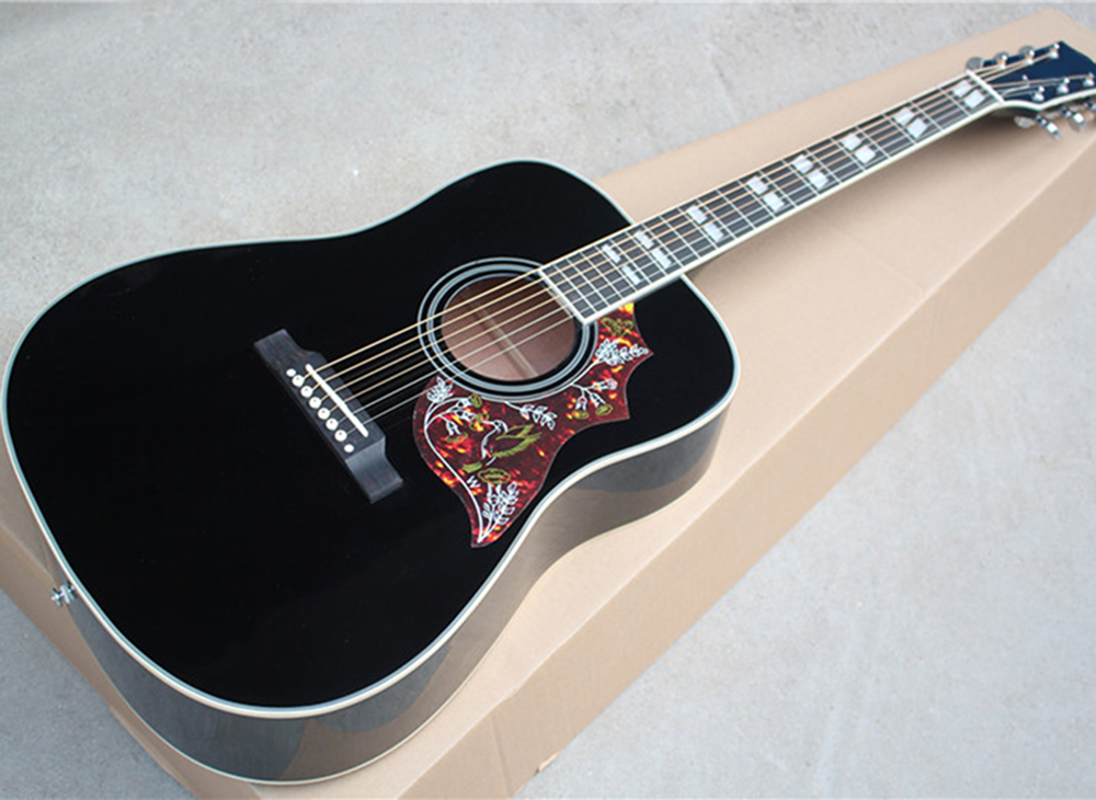 Factory Direct Sale 41 " Black Acoustic Guitar with White Binding,Rosewood Fretboard,Mahogany back/side,Customized Logo/Color Available
Factory Direct Sale 41 " Black Acoustic Guitar with White Binding,Rosewood Fretboard,Mahogany back/side,Customized Logo/Color Available