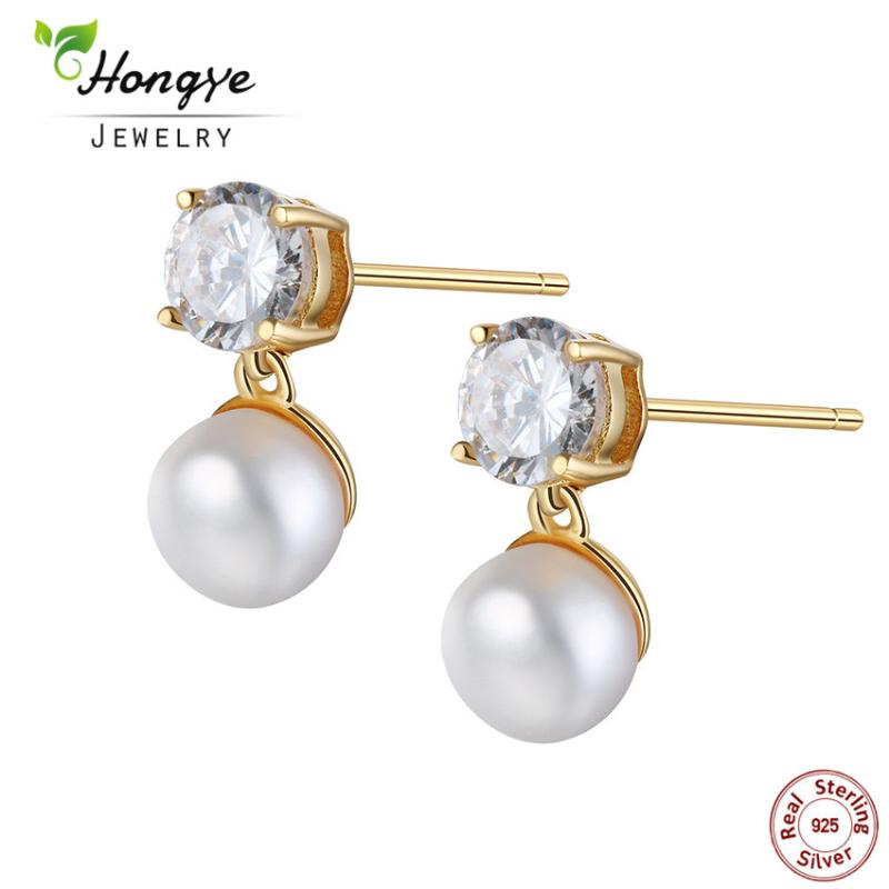 Hongye 2021 Hot Shiny Round Natural Freshwater Pearl Stud Earrings With 925 Sterling Silver For Women Charm Jewelry Best Gift
Hongye 2021 Hot Shiny Round Natural Freshwater Pearl Stud Earrings With 925 Sterling Silver For Women Charm Jewelry Best Gift