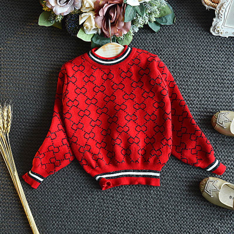 Christmas Girls Winter Clothes Set Long Sleeve Sweater Shirt Skirt 2 Pcs Clothing Suit Outfits for Kids Girl's Clothes OutfitsX1019