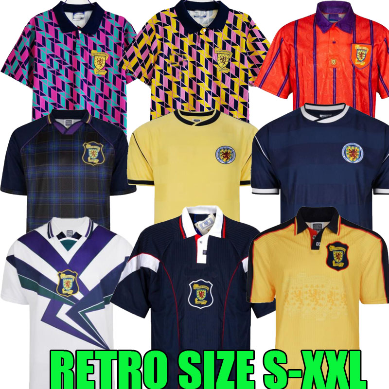 1982 1986 1986 1998 1988 1989 World Cup Scotland Retro Soccer Jersey home away third equipment classic Vintage camisetas Football Shirt, 1998 away
1982 1986 1986 1998 1988 1989 World Cup Scotland Retro Soccer Jersey home away third equipment classic Vintage camisetas Football Shirt, 1998 away