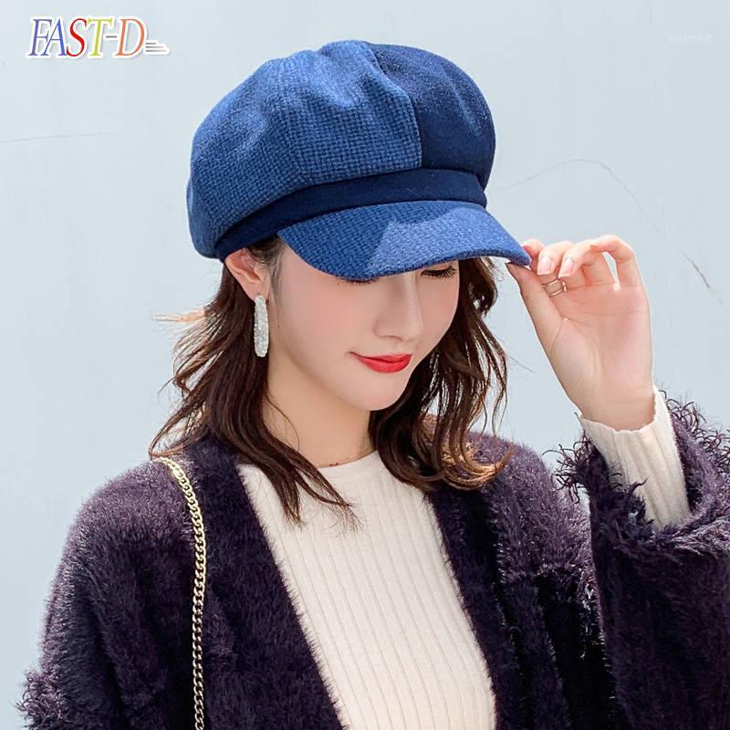 FSAT-D Hat Woman Kpop Tide Japanese Autumn Winter Color Matching painter's Octagonal Hat British Retro Fashion Wild Beret1, Black
FSAT-D Hat Woman Kpop Tide Japanese Autumn Winter Color Matching painter's Octagonal Hat British Retro Fashion Wild Beret1, Black