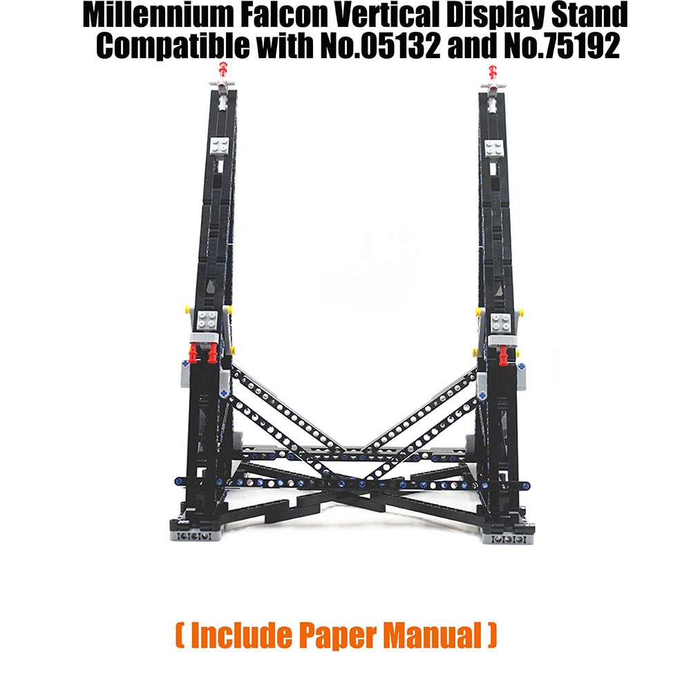 Black MOC Millennium toys Falcon Vertical Display Stand Compatible with No.05132 and No.75192 Ultimate Collector's Model C1114
Black MOC Millennium toys Falcon Vertical Display Stand Compatible with No.05132 and No.75192 Ultimate Collector's Model C1114