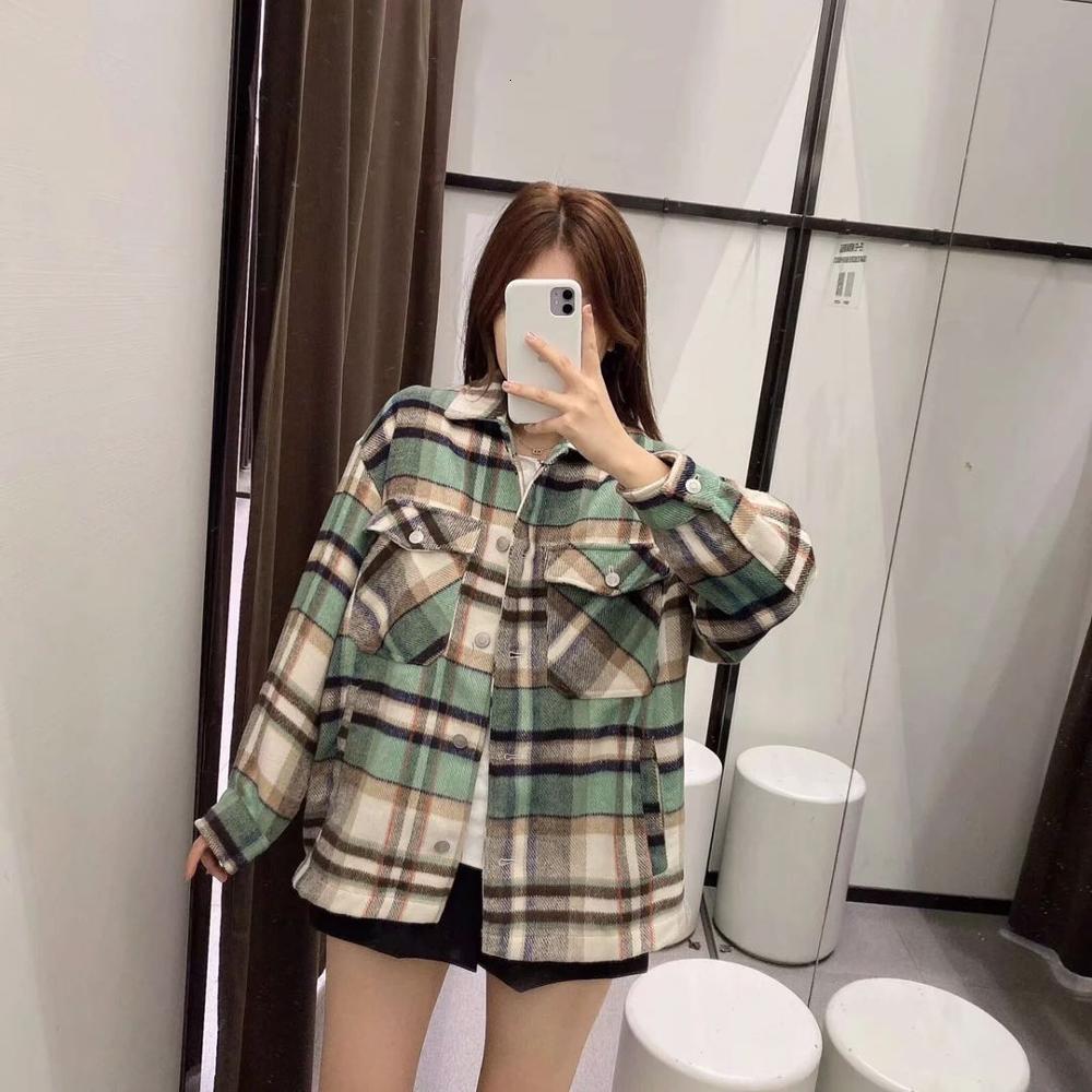 2021 New Women Pink Plaid Wool Thick Coats Jacket Long Sleeves Pocket Female Elegant Autumn Winter Coat Fast Shipping 82wt, C2
2021 New Women Pink Plaid Wool Thick Coats Jacket Long Sleeves Pocket Female Elegant Autumn Winter Coat Fast Shipping 82wt, C2