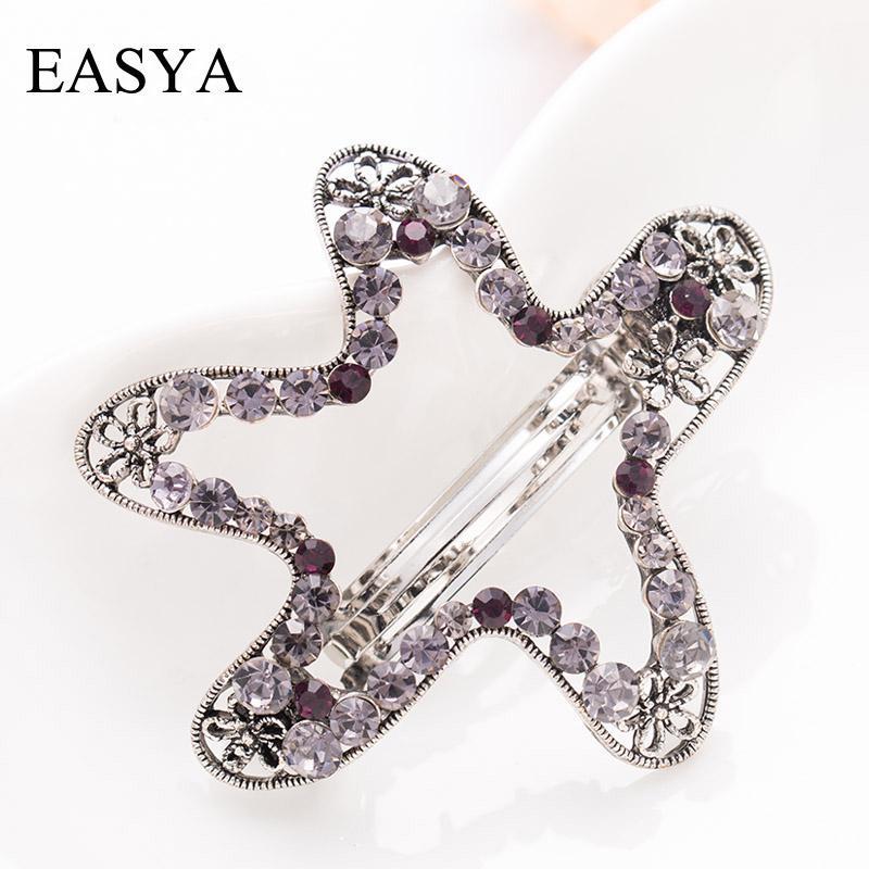 Hair Clips & Barrettes EASYA 2021 Vintage Metal Star Accessories Fashion Crystal Rhinestone Pins For Women1
Hair Clips & Barrettes EASYA 2021 Vintage Metal Star Accessories Fashion Crystal Rhinestone Pins For Women1