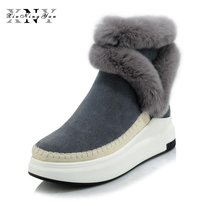 Xiuningyan 2020 Women Ankle Boots Suede Leather Fashion Fur Zipper Wedges Shoes Woman Platform Winter Snow Boots Female Footwear, Black 1
Xiuningyan 2020 Women Ankle Boots Suede Leather Fashion Fur Zipper Wedges Shoes Woman Platform Winter Snow Boots Female Footwear, Black 1