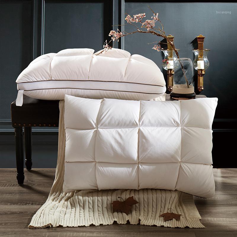 42 Bread Plaid cotton pillow filling 100% white down high quality Neck Health Memory Pillow Vertical Lining Fluffy Pillows1
42 Bread Plaid cotton pillow filling 100% white down high quality Neck Health Memory Pillow Vertical Lining Fluffy Pillows1