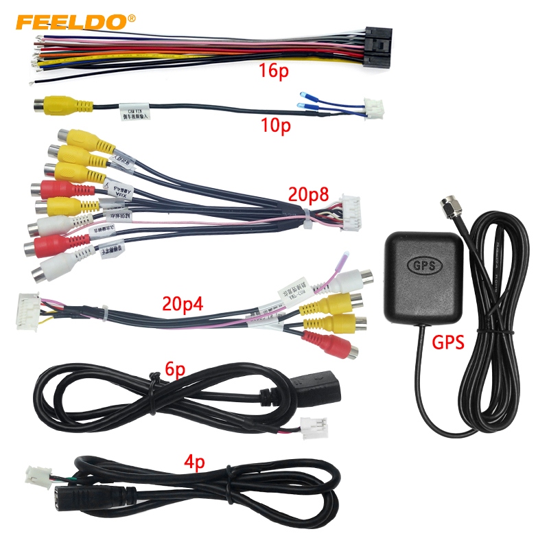 FEELDO Car Head Unit Stereo Wire Harness Kits Compatible For XY AUTO Android Solution Interface #4919
FEELDO Car Head Unit Stereo Wire Harness Kits Compatible For XY AUTO Android Solution Interface #4919