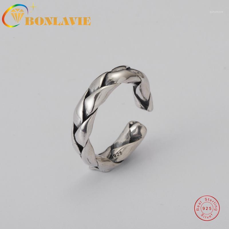 BONLAVIE S925 Sterling Silver Linen Flower Color Ring Simple Intertwined Open Single Ring Fashion1
BONLAVIE S925 Sterling Silver Linen Flower Color Ring Simple Intertwined Open Single Ring Fashion1