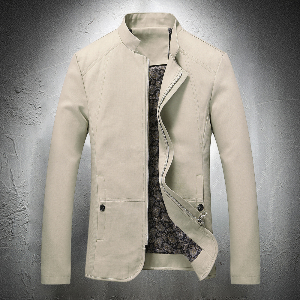 2021 New Blazer Spring Autumn Business Work Stand Collar Jacket Men Lightweight Coat Cotton 4MA9, Blue
2021 New Blazer Spring Autumn Business Work Stand Collar Jacket Men Lightweight Coat Cotton 4MA9, Blue