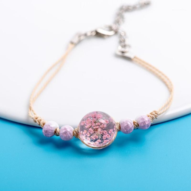 Crystal Transparency Flower Charms Bracelets Original jewelry Glass Ball Chain & link bracelet Jewelry & Accessories #EZ4181
Crystal Transparency Flower Charms Bracelets Original jewelry Glass Ball Chain & link bracelet Jewelry & Accessories #EZ4181