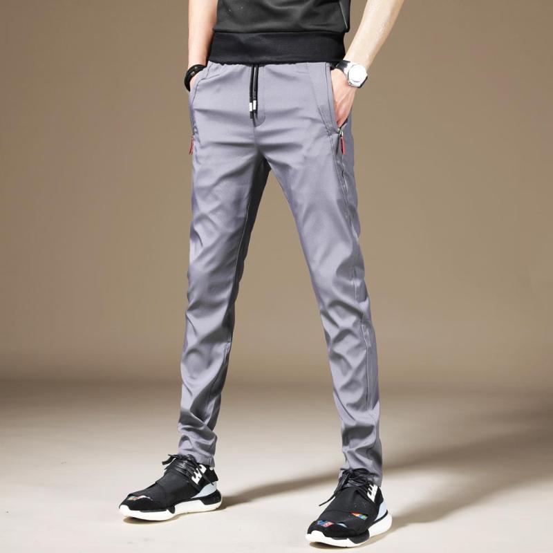 New Lightweight Casual Pants Men's Joggers Fashion Slim Fit Elastic Waist Drawstring Sport Trousers, Black
New Lightweight Casual Pants Men's Joggers Fashion Slim Fit Elastic Waist Drawstring Sport Trousers, Black