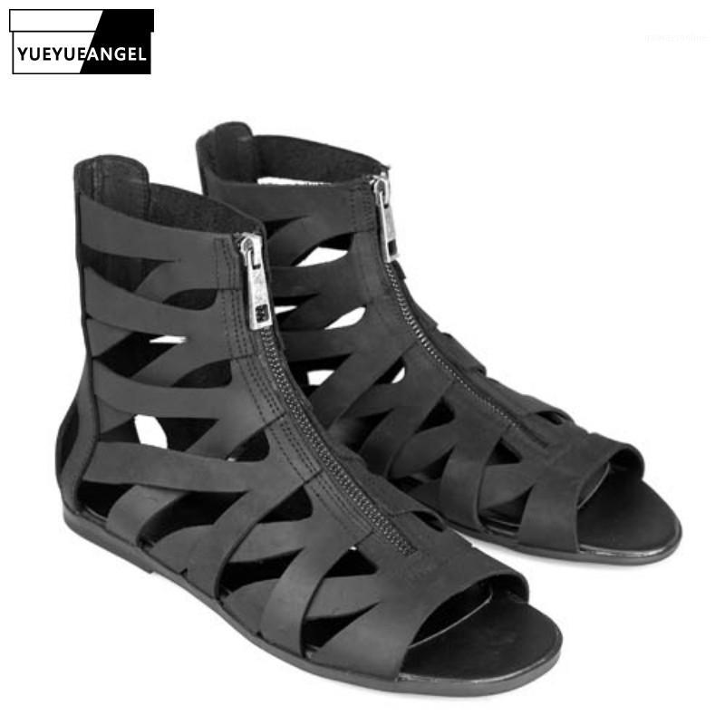 2020 New 100% Genuine Leather Black Flat Sandals Men Summer Fashion High-Top Open Toe Beach Sandals Shoes Plus Size Rome1, Matte leather
2020 New 100% Genuine Leather Black Flat Sandals Men Summer Fashion High-Top Open Toe Beach Sandals Shoes Plus Size Rome1, Matte leather