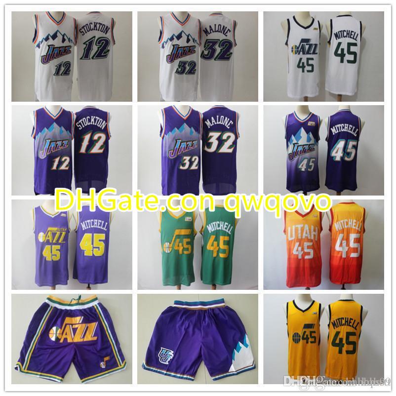 Mens Utah Jazz Throwback Jersey 12 John Stockton 32 Karl Malone Donovan 45 Mitchell Basketball Jerseys Basketball Shorts white, Black;red
Mens Utah Jazz Throwback Jersey 12 John Stockton 32 Karl Malone Donovan 45 Mitchell Basketball Jerseys Basketball Shorts white, Black;red