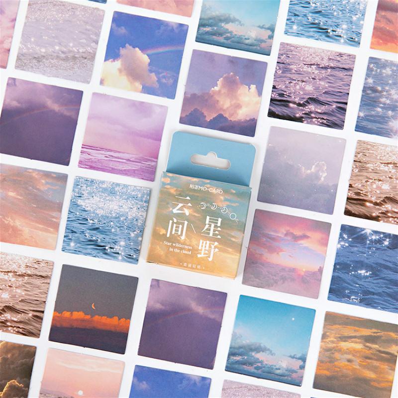 45pcs/box Cloud and Starry Sky Stickers Scrapbooking Stationery Kawaii Papelaria Notebook Sticker
45pcs/box Cloud and Starry Sky Stickers Scrapbooking Stationery Kawaii Papelaria Notebook Sticker