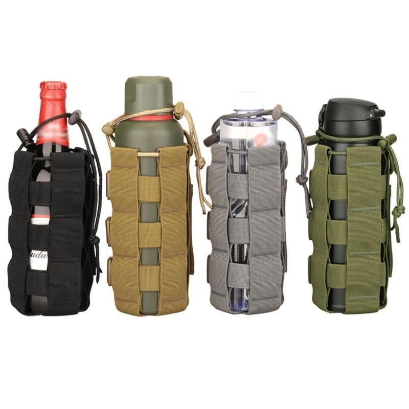 Upgraded Tactical Molle Water Bottle Pouch Bag Outdoor Travel Hiking Drawstring Water Bottle Holder Kettle Carrier Bag, Black
Upgraded Tactical Molle Water Bottle Pouch Bag Outdoor Travel Hiking Drawstring Water Bottle Holder Kettle Carrier Bag, Black