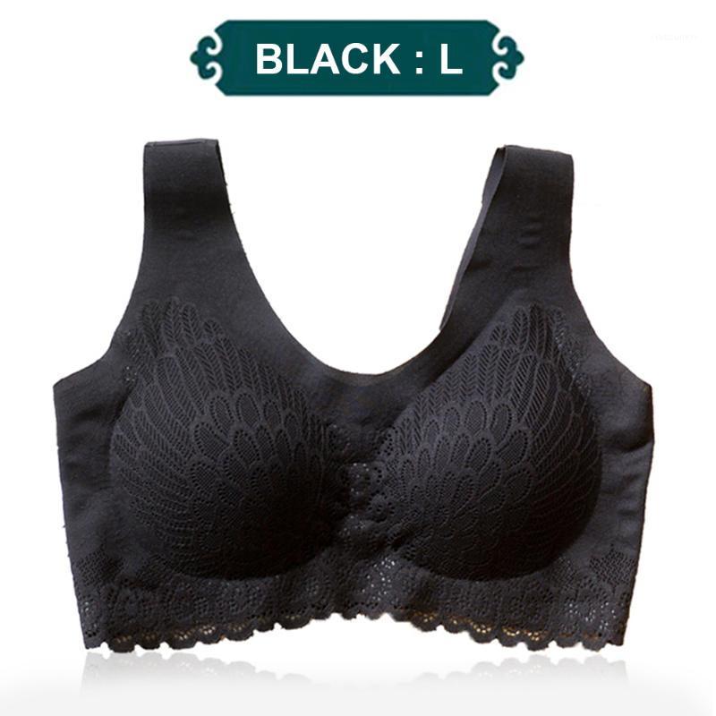 Women Bandage Soft Lace Underwear Women Padded Vest Charming Seamless Underwear Sport Bra Charming Seamless1, Black
Women Bandage Soft Lace Underwear Women Padded Vest Charming Seamless Underwear Sport Bra Charming Seamless1, Black