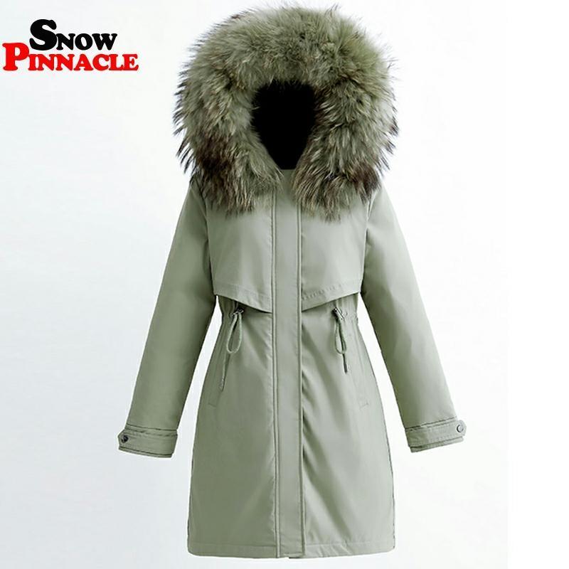 Winter Women fleece inside parkas plus size thick warm mid-Long Hooded parkas Jackets fur inside female slim padding parkas LJ201127