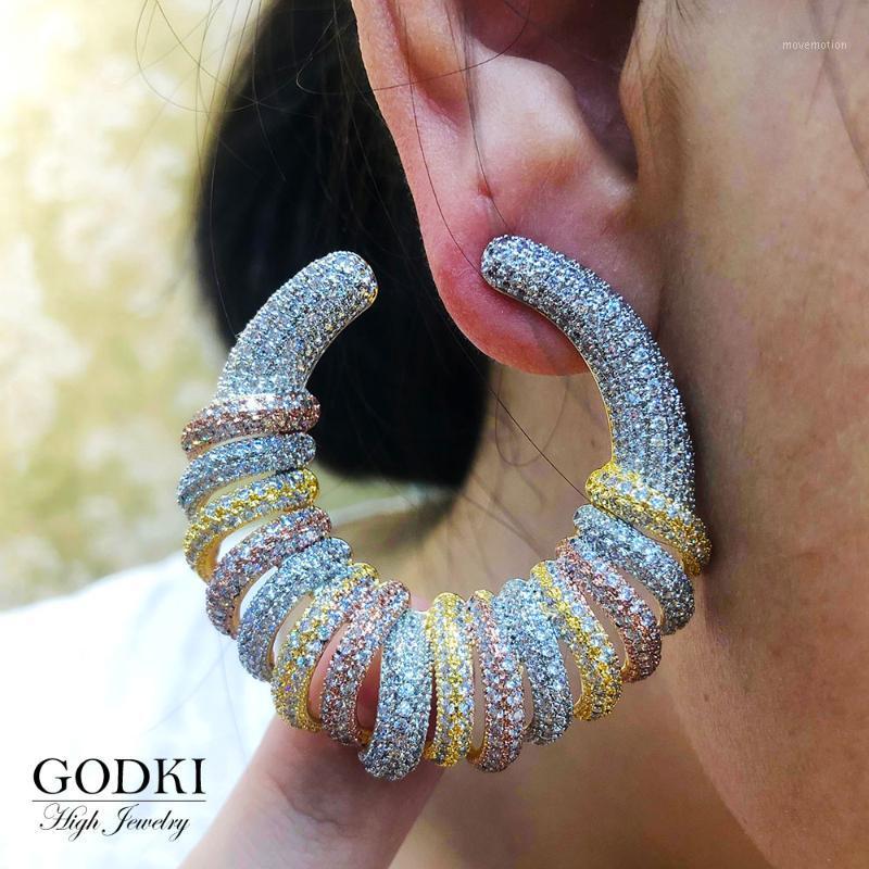GODKI 2020 Charms 3 Tone Cubic Zirconia Statement Earrings African korean Elegant Womens Stud Earrings in Jewelry 20201
GODKI 2020 Charms 3 Tone Cubic Zirconia Statement Earrings African korean Elegant Womens Stud Earrings in Jewelry 20201