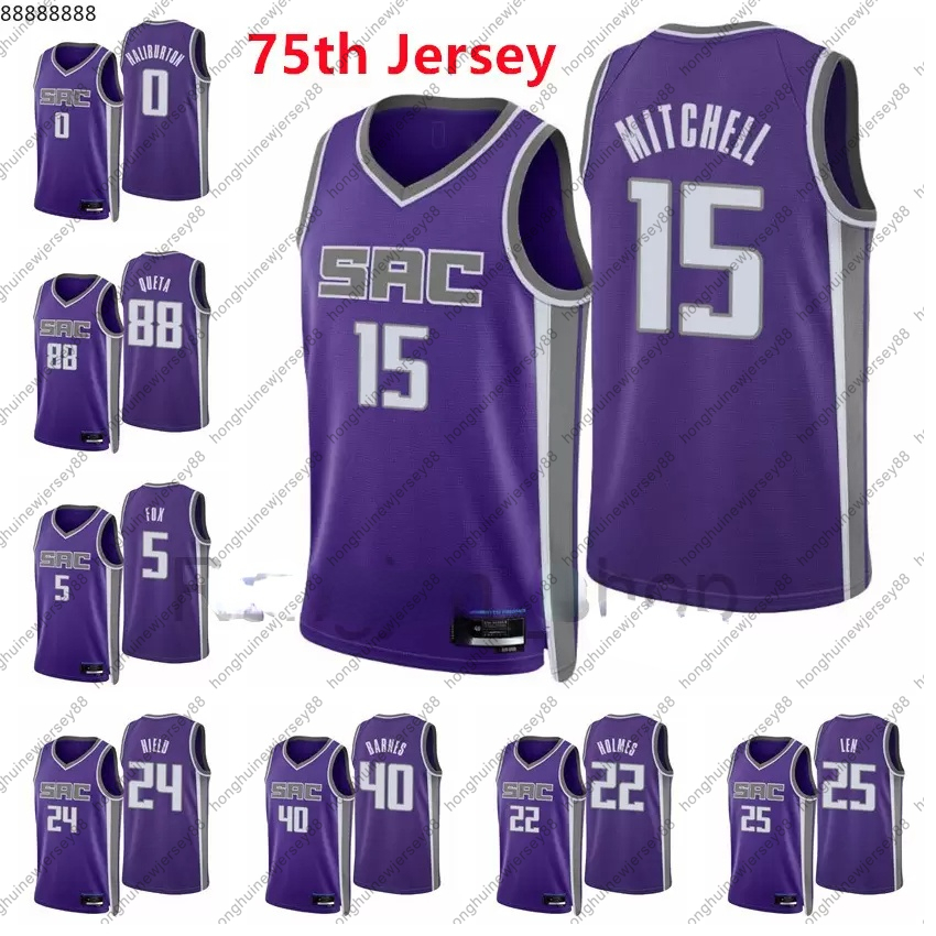 2021-22 75th Anniversary Diamond Printed Mens Basketball Davion Mitchell Neemias Queta DeAaron Fox Buddy Hield Tyrese Haliburton Barnes Purple Jersey
2021-22 75th Anniversary Diamond Printed Mens Basketball Davion Mitchell Neemias Queta DeAaron Fox Buddy Hield Tyrese Haliburton Barnes Purple Jersey