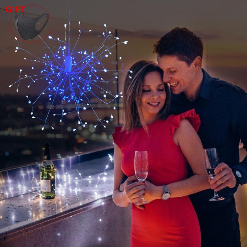 Christmas Tree Decorative Fireworks Light LED Explosion Stars Copper Wire String Lights Solar Remote Control Small String Lights
Christmas Tree Decorative Fireworks Light LED Explosion Stars Copper Wire String Lights Solar Remote Control Small String Lights