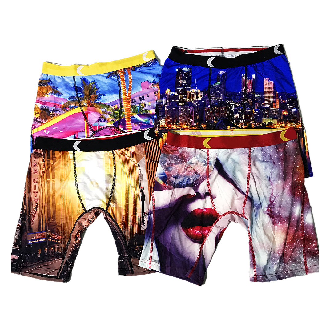 mens boxer briefs Underpants swimming trunks swimwear Beach Volleyball Surfing Sunbathing Running Training Quick dry swim short elastic panties Random