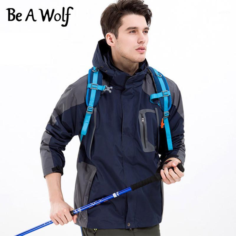Be A Wolf Men' Hiking Jackets 2 in 1 Inner Fleece Waterproof Outdoor Sports Coat Hiking Camping Skiing Jackets 9011, Beige
Be A Wolf Men' Hiking Jackets 2 in 1 Inner Fleece Waterproof Outdoor Sports Coat Hiking Camping Skiing Jackets 9011, Beige