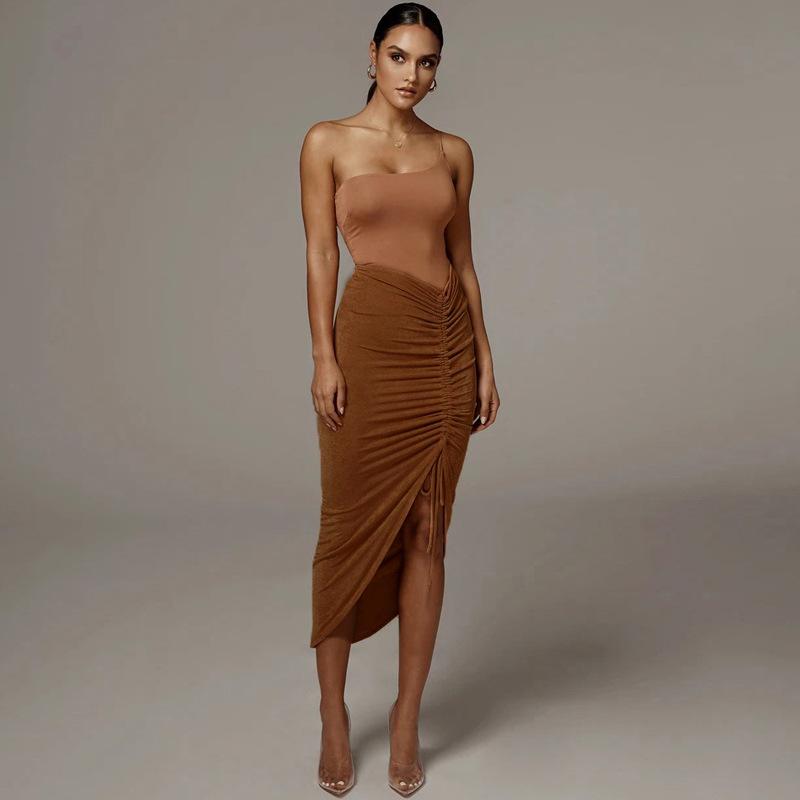 drawstring ruched women pencil midi skirt slit high waist elegant bodycon sexy streetwear party club 2021 summer clothes, Black
drawstring ruched women pencil midi skirt slit high waist elegant bodycon sexy streetwear party club 2021 summer clothes, Black