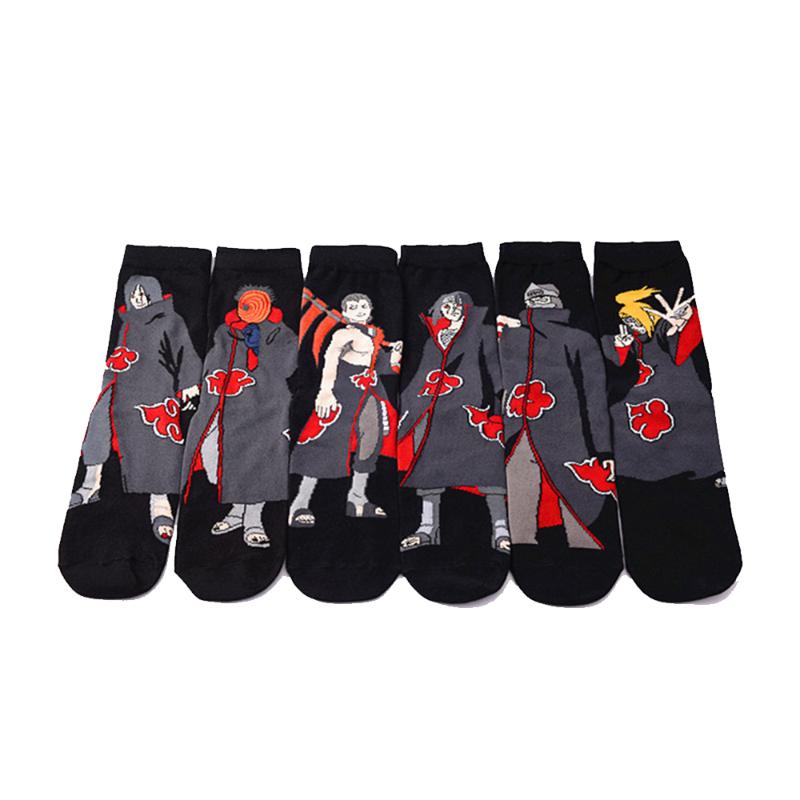 Naruto Anime Mens Crew Socks Colorful Cotton Fun Novelty Dress Socks Gift