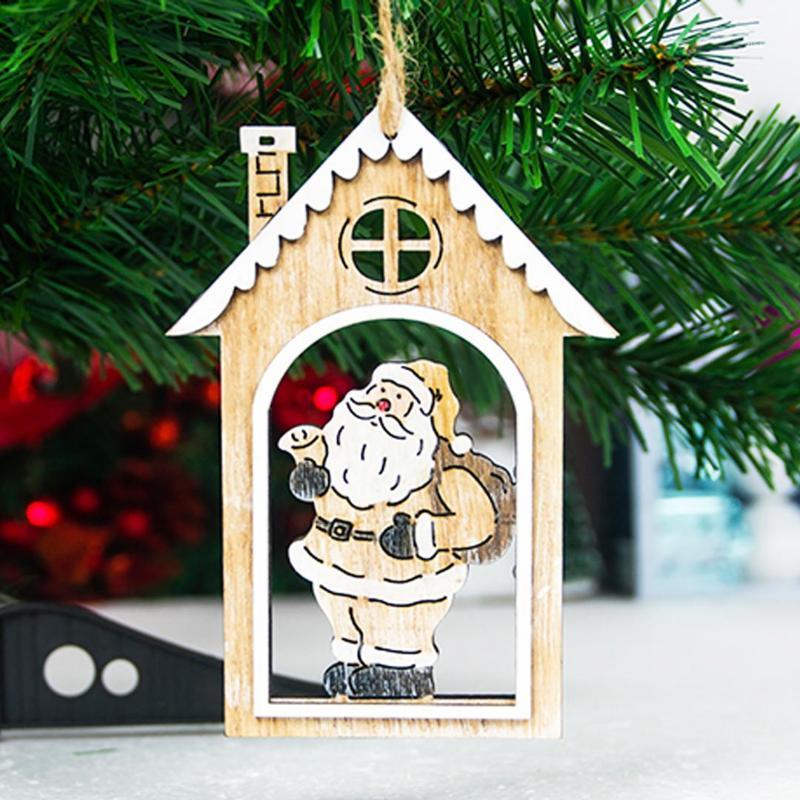 Merry Christmas wood hollow house pendants Santa Claus,Elk,snowman wood hanging decorations Christmas tree ornaments supplies1
Merry Christmas wood hollow house pendants Santa Claus,Elk,snowman wood hanging decorations Christmas tree ornaments supplies1