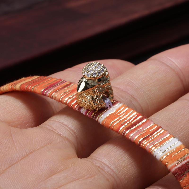 gold cute nestling bird statue charm ethnic boho bohemia soft cotton silk tassel tail wristband adjustable bracelet for woman
gold cute nestling bird statue charm ethnic boho bohemia soft cotton silk tassel tail wristband adjustable bracelet for woman