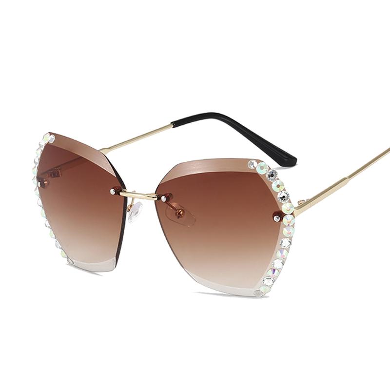 Vintage Rimless Sunglasses Women Brand Designer Polygon Gradient Sun Glasses Cutting Lens Ladies Frameless Diamond Oculos
Vintage Rimless Sunglasses Women Brand Designer Polygon Gradient Sun Glasses Cutting Lens Ladies Frameless Diamond Oculos