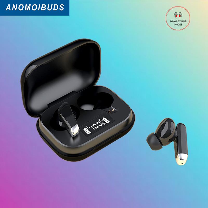 TWS Fingerprint Touch Bluetooth Earphones, HD Stereo Wireless Headphones,Noise Cancelling Gaming Headset, Black
TWS Fingerprint Touch Bluetooth Earphones, HD Stereo Wireless Headphones,Noise Cancelling Gaming Headset, Black