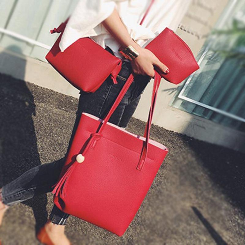 Women Handbag Shoulder Bag Tote Purse 3Pcs Set Fashion Women Shoulder Bag Totes Top-handle Hand Bags, Brown
Women Handbag Shoulder Bag Tote Purse 3Pcs Set Fashion Women Shoulder Bag Totes Top-handle Hand Bags, Brown