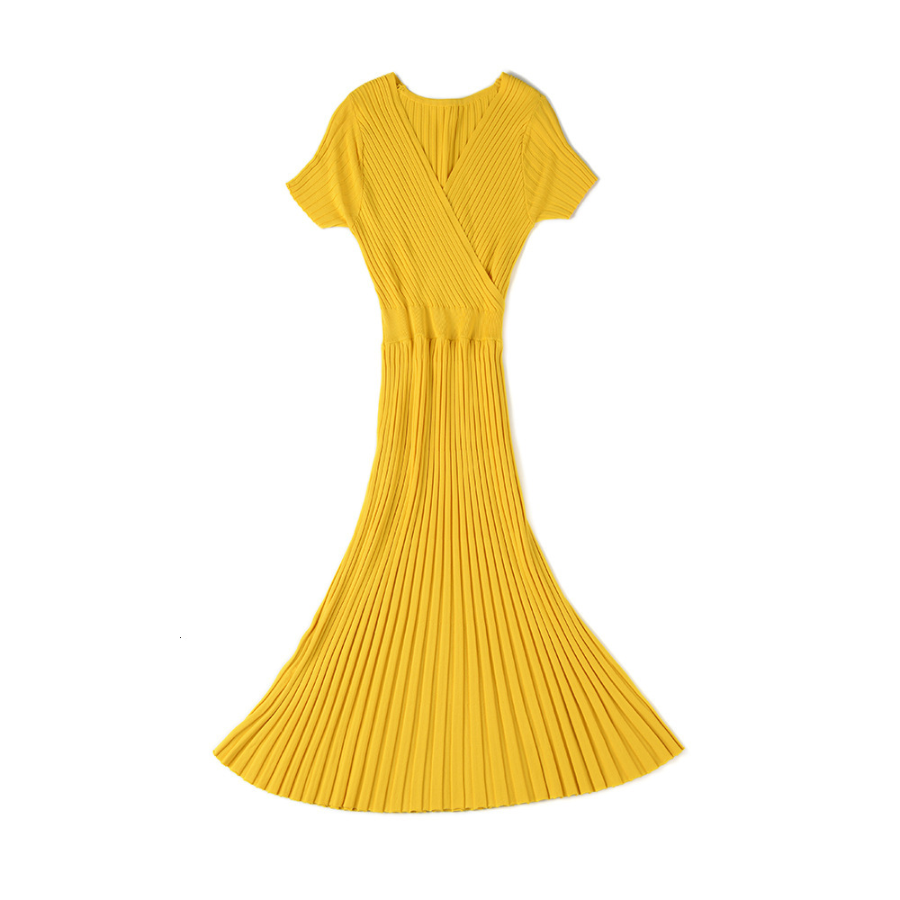 2021 Women Knitted Slim Bottoming Dress Spring Summer New Solid Sleeveless O-neck Retro Midi Stretch Ladies Dresses Robe Femme Pa9e, Yellow
2021 Women Knitted Slim Bottoming Dress Spring Summer New Solid Sleeveless O-neck Retro Midi Stretch Ladies Dresses Robe Femme Pa9e, Yellow