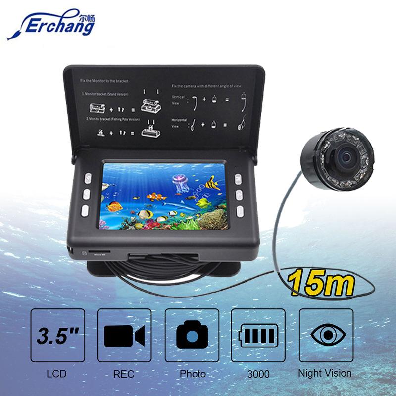 Underwater Fishing Camera DVR for ICE Fishing 3.5"HD LCD Screen 15M Infrared Lamp Fish Finder
Underwater Fishing Camera DVR for ICE Fishing 3.5"HD LCD Screen 15M Infrared Lamp Fish Finder