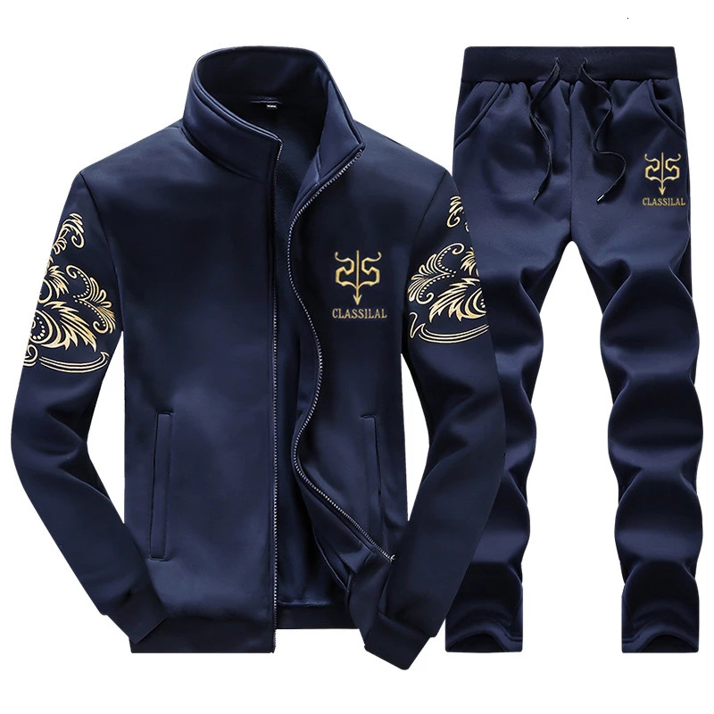 2021 New Men's Sportwear Sweatshirt Tracksuit Without Hoodie Men Casual Active Suit Zipper Outwear 2pc Jacket+pants Sets Ksh9, Blue
2021 New Men's Sportwear Sweatshirt Tracksuit Without Hoodie Men Casual Active Suit Zipper Outwear 2pc Jacket+pants Sets Ksh9, Blue