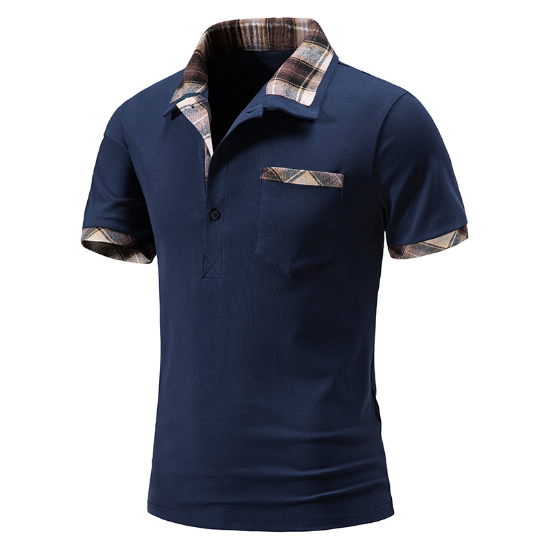 2022 Happyjeffery Top New Designer Summer Mens Polo Shirts with Plaid Turn Down Collar Short Sleeve Casual Tops Fashions Men Clothing Polos das Polo Hemd P02, Blue
2022 Happyjeffery Top New Designer Summer Mens Polo Shirts with Plaid Turn Down Collar Short Sleeve Casual Tops Fashions Men Clothing Polos das Polo Hemd P02, Blue