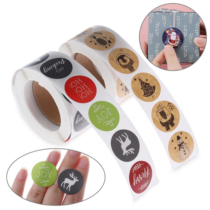 500pcs/roll Merry Christmas Kraft Sticker Card Box Package Santa Thank You Label Sealing Stickers Wedding Decor Party Supplies
500pcs/roll Merry Christmas Kraft Sticker Card Box Package Santa Thank You Label Sealing Stickers Wedding Decor Party Supplies