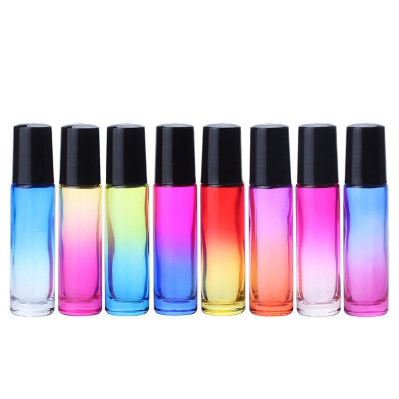 10ml Gradient Color Essential Oil Perfume Bottle Roller Ball Thick Glass bottle Roll On Durable For Travel Cosmetic Container 150 G2
10ml Gradient Color Essential Oil Perfume Bottle Roller Ball Thick Glass bottle Roll On Durable For Travel Cosmetic Container 150 G2