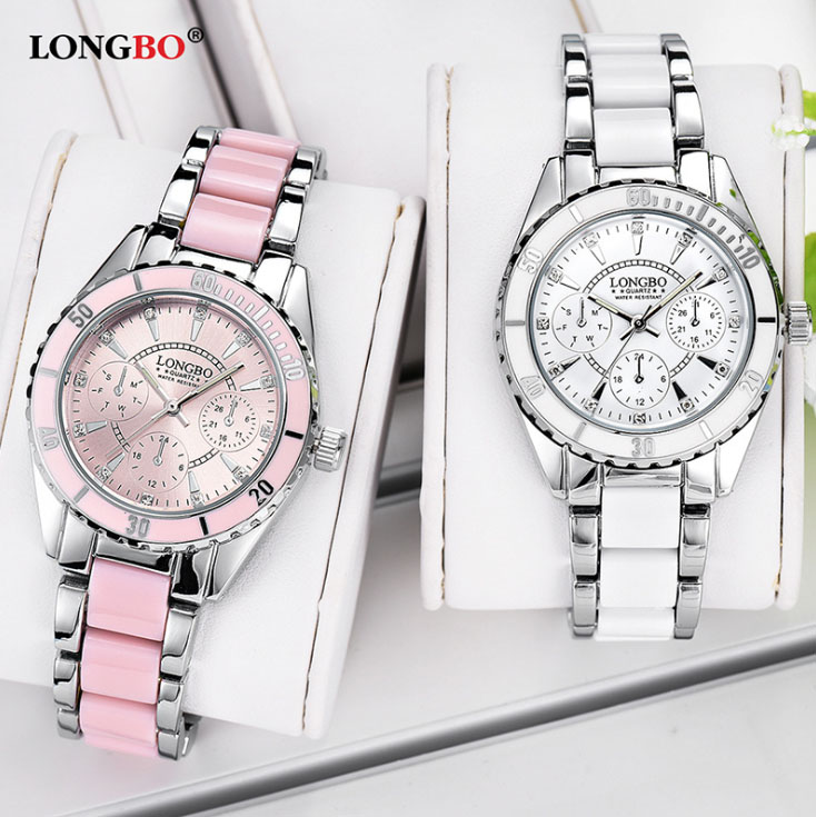 New fashion three-eye ceramic steel band ladies watch waterproof fashion watch luminous quartz watch
New fashion three-eye ceramic steel band ladies watch waterproof fashion watch luminous quartz watch