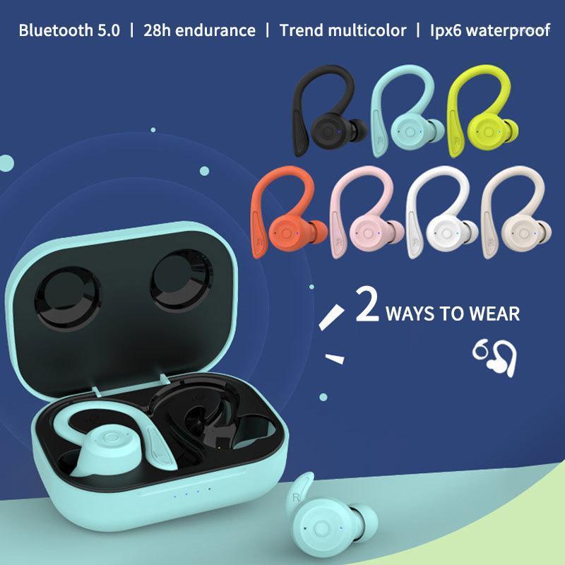 Bluetooth V5.0 Wireless Headset Earphone Earplugs TWS Noise Reduction Headset Hanging Ear In-ear Sports Waterproof1, Black
Bluetooth V5.0 Wireless Headset Earphone Earplugs TWS Noise Reduction Headset Hanging Ear In-ear Sports Waterproof1, Black