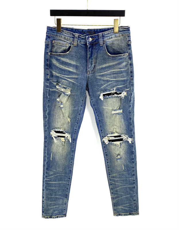 New Arrival Luxury Designer Mens Jeans Slim-leg Washed Holes Denim Male Skinny Slim-leg Pants Classic Hip Hop Hot Sold Trousers SIZE -40, Blue
New Arrival Luxury Designer Mens Jeans Slim-leg Washed Holes Denim Male Skinny Slim-leg Pants Classic Hip Hop Hot Sold Trousers SIZE -40, Blue